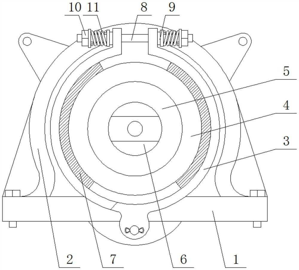 A friction coupling for a rail transit switch machine