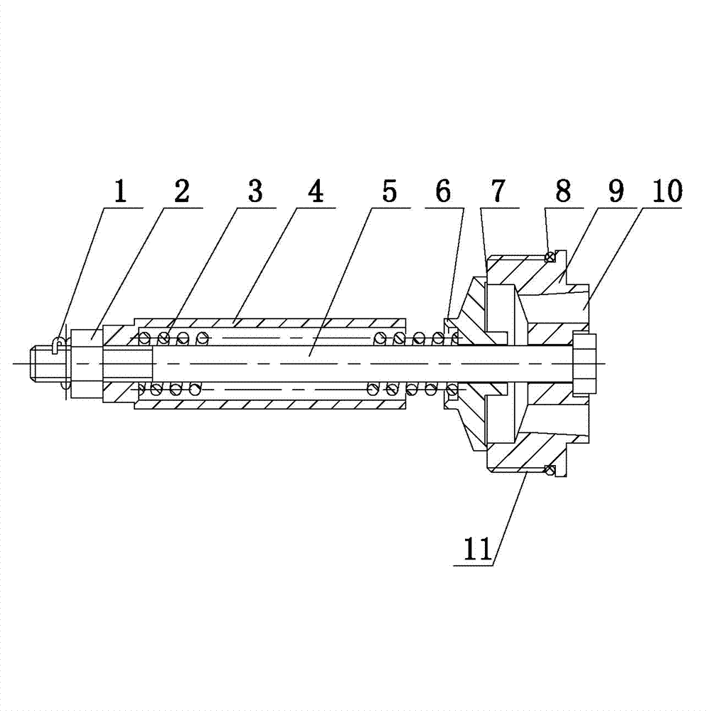 Plug-in type large-flow check valve