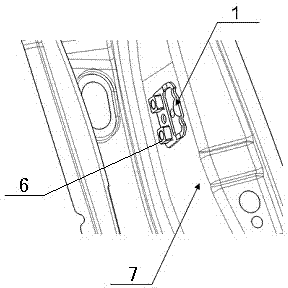 Adjustable car door lock pin mounting accessory