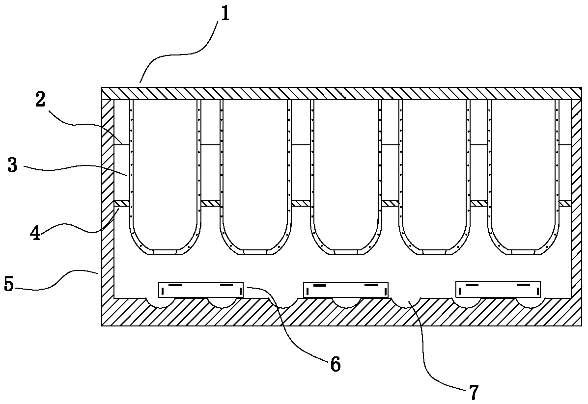 Leaf vegetable fresh-keeping storage and transportation box with self-adjusting inner environment and using method of storage and transportation box