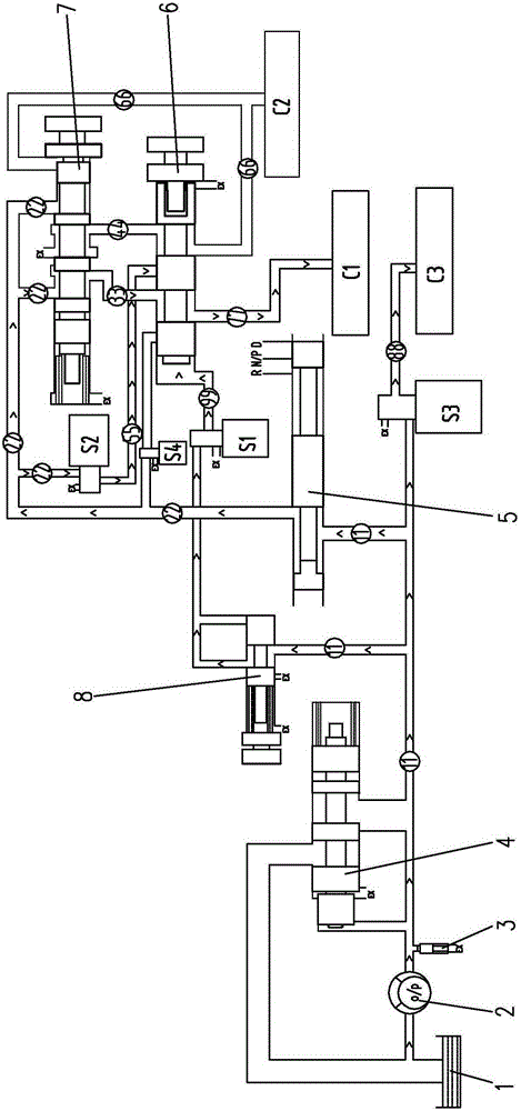 Limping mode control oil way of automatic transmission