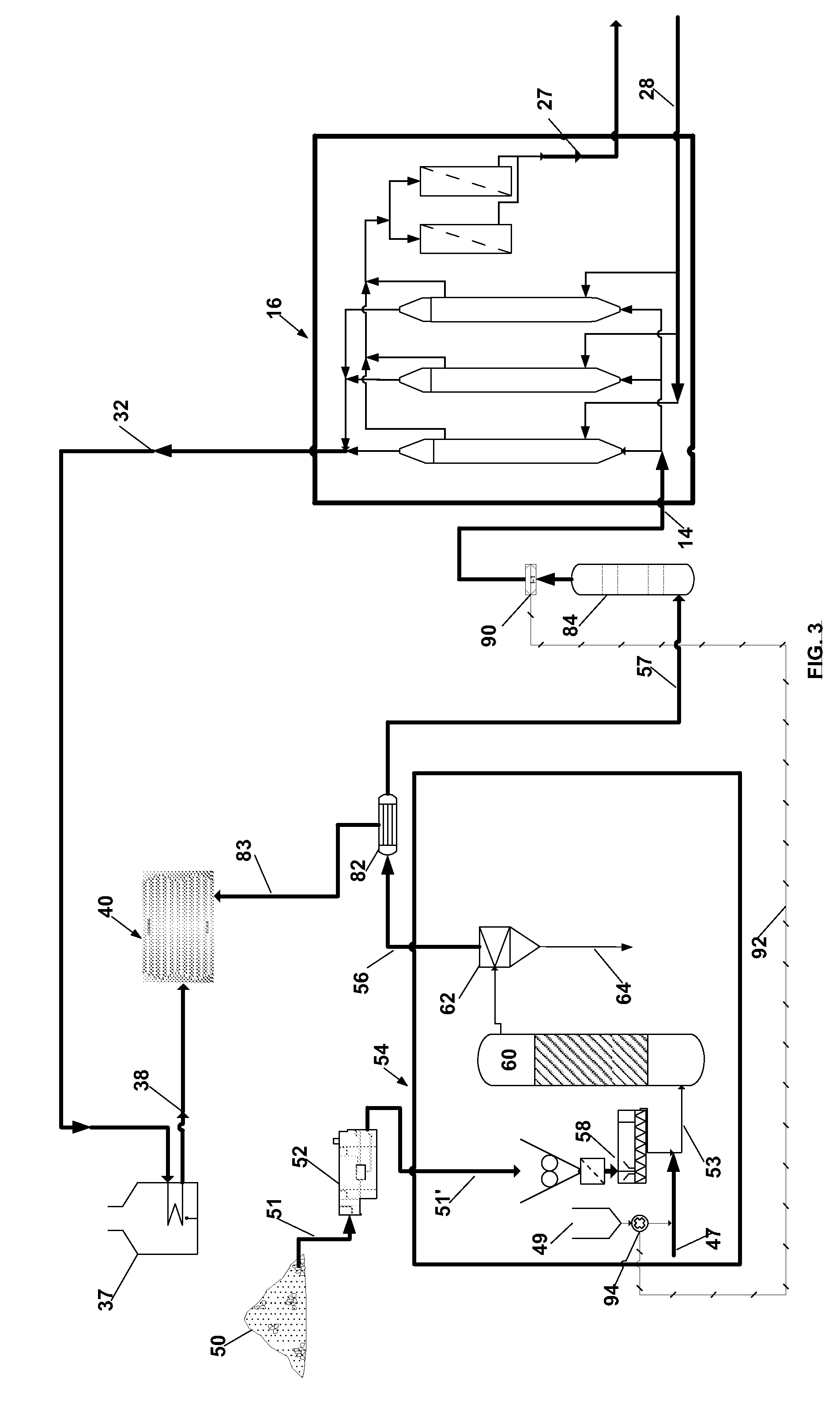 Process for controlling sulfur in a fermentation syngas feed stream