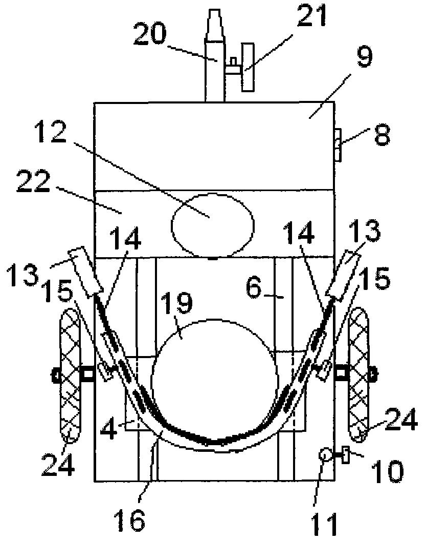 Multipurpose cart device for medical rehabilitation of surgical patient