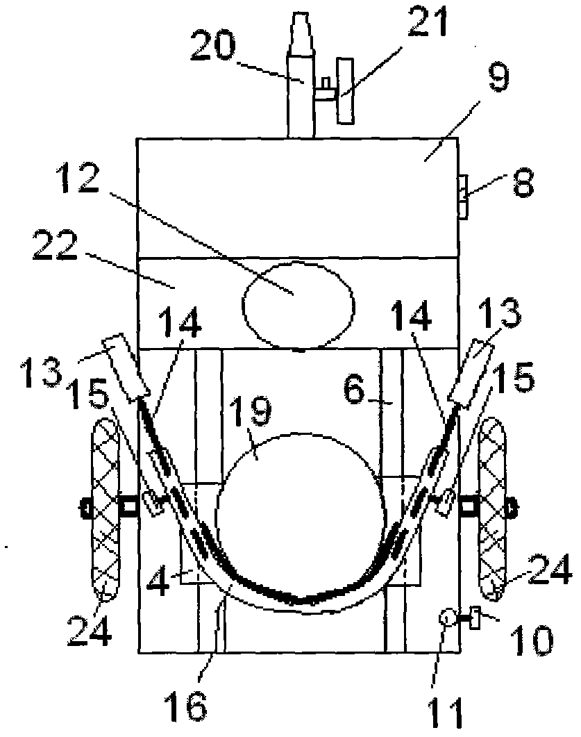 Multipurpose cart device for medical rehabilitation of surgical patient