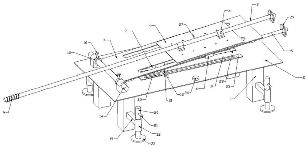 A soil nailing wall hole forming device