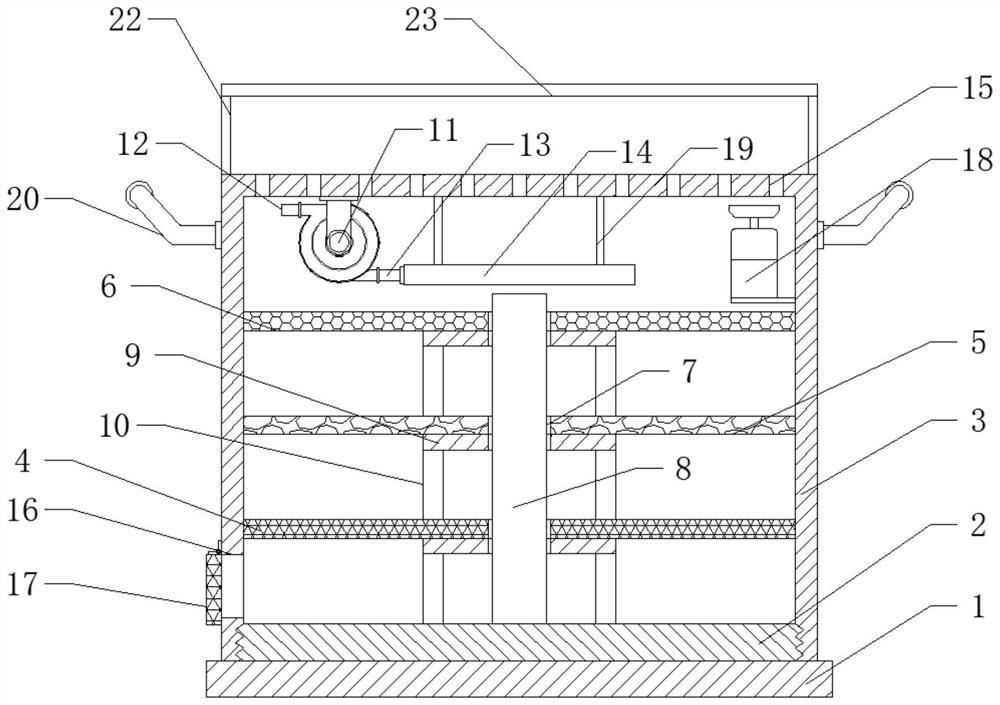 Air purifying and filtering device for removing formaldehyde