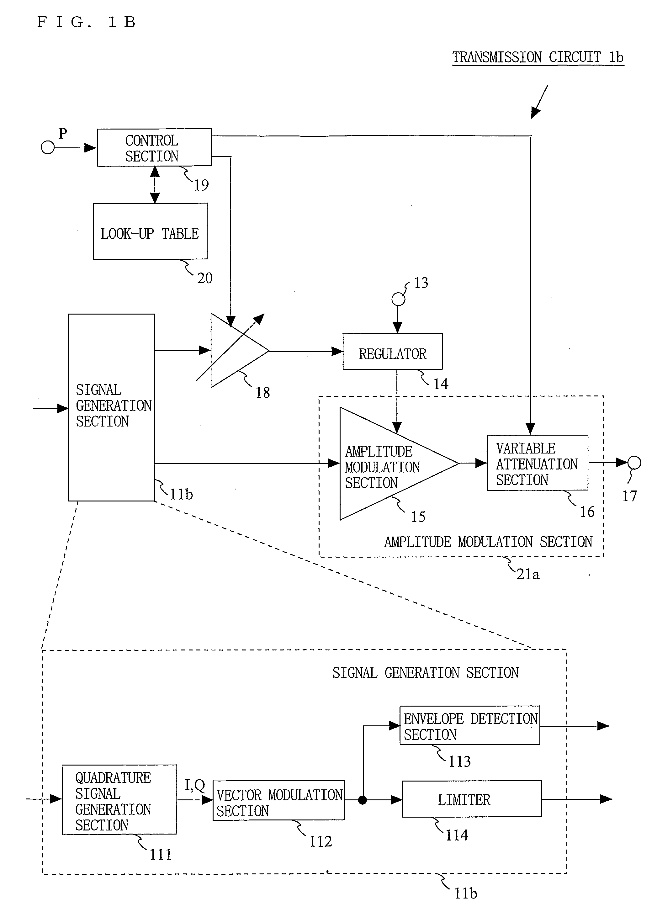 Polar Modulation Transmission Circuit and Communication Device