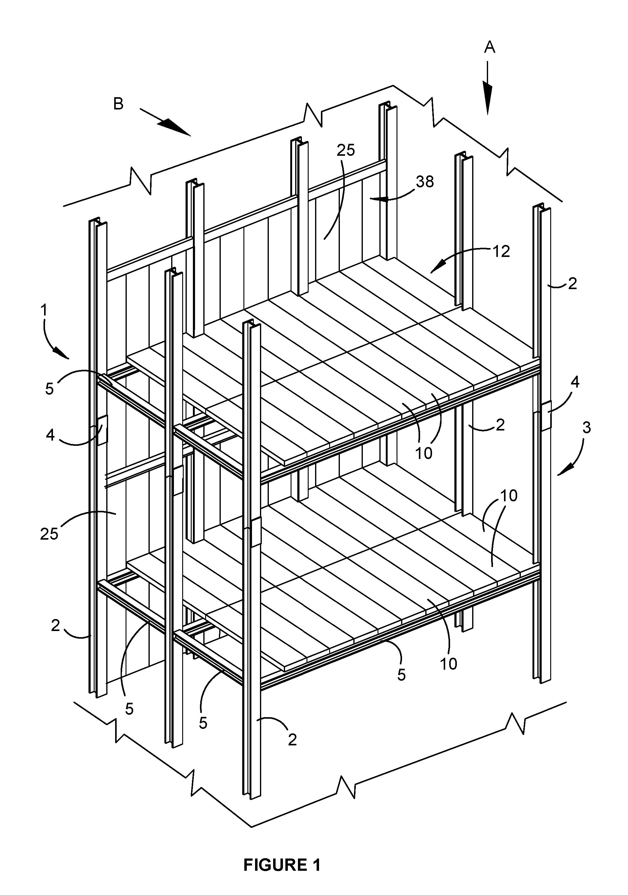 Methods, systems and components for multi-storey building construction