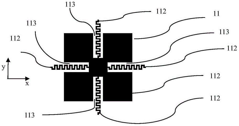 Three-way bandwidth frequency band frequency selecting surface structure and antenna cover