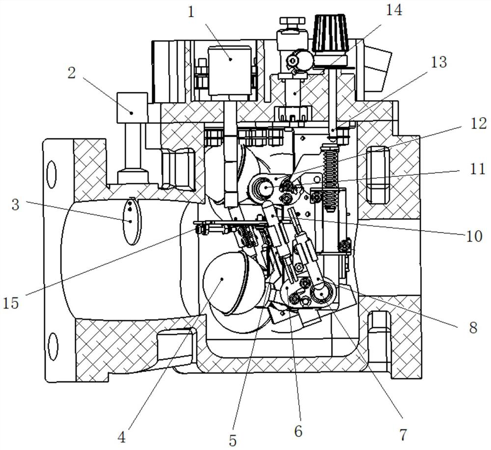 Gas relay with independent heavy gas and oil loss functions