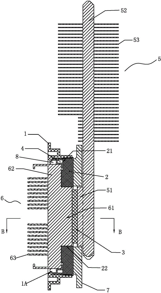 Heat pipe for electronic wine cabinet and cold and heat generation device