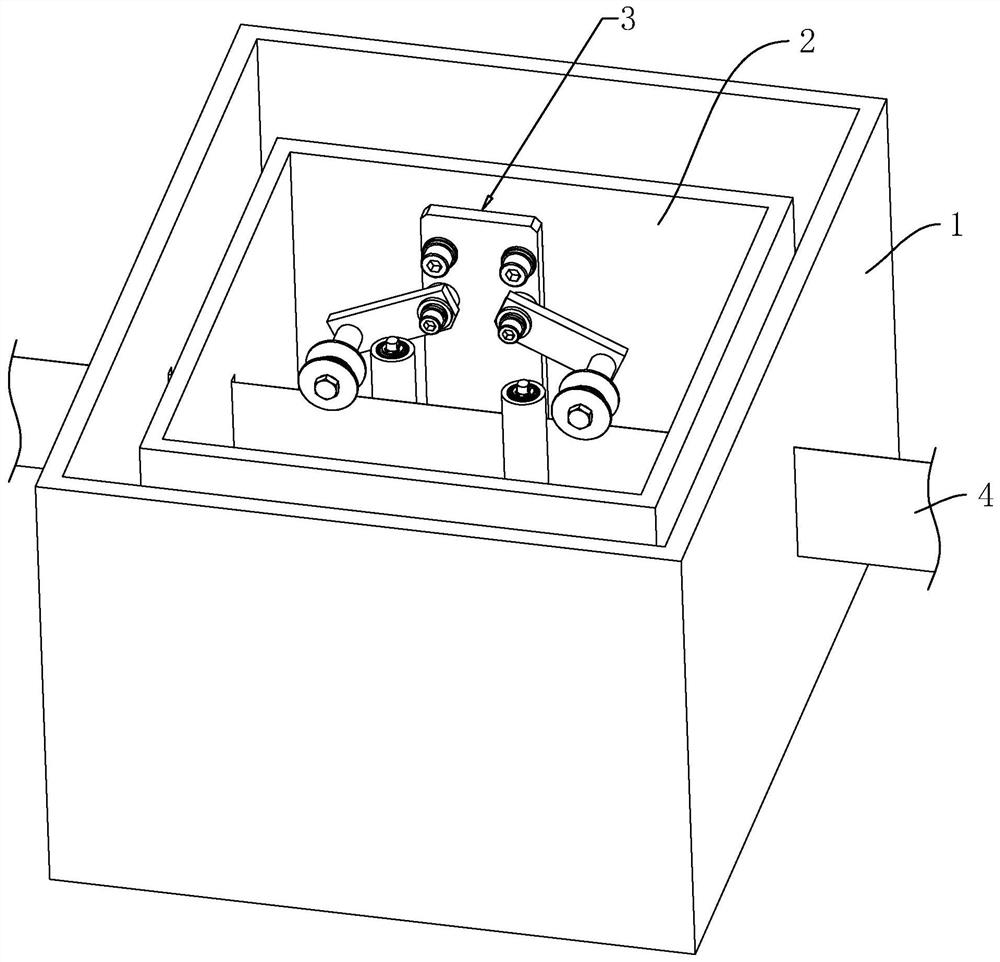 A kind of electroplating process and electroplating tank capable of improving efficiency