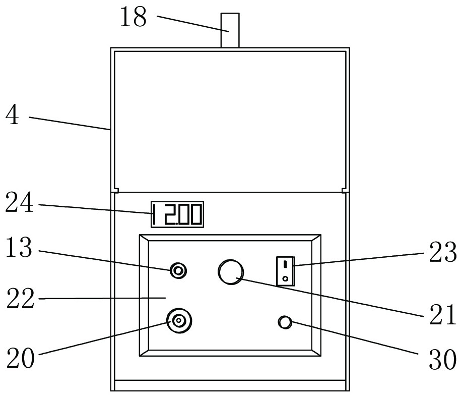 An electric powder spraying device