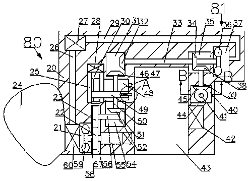 Ventilation device for circulation in farm