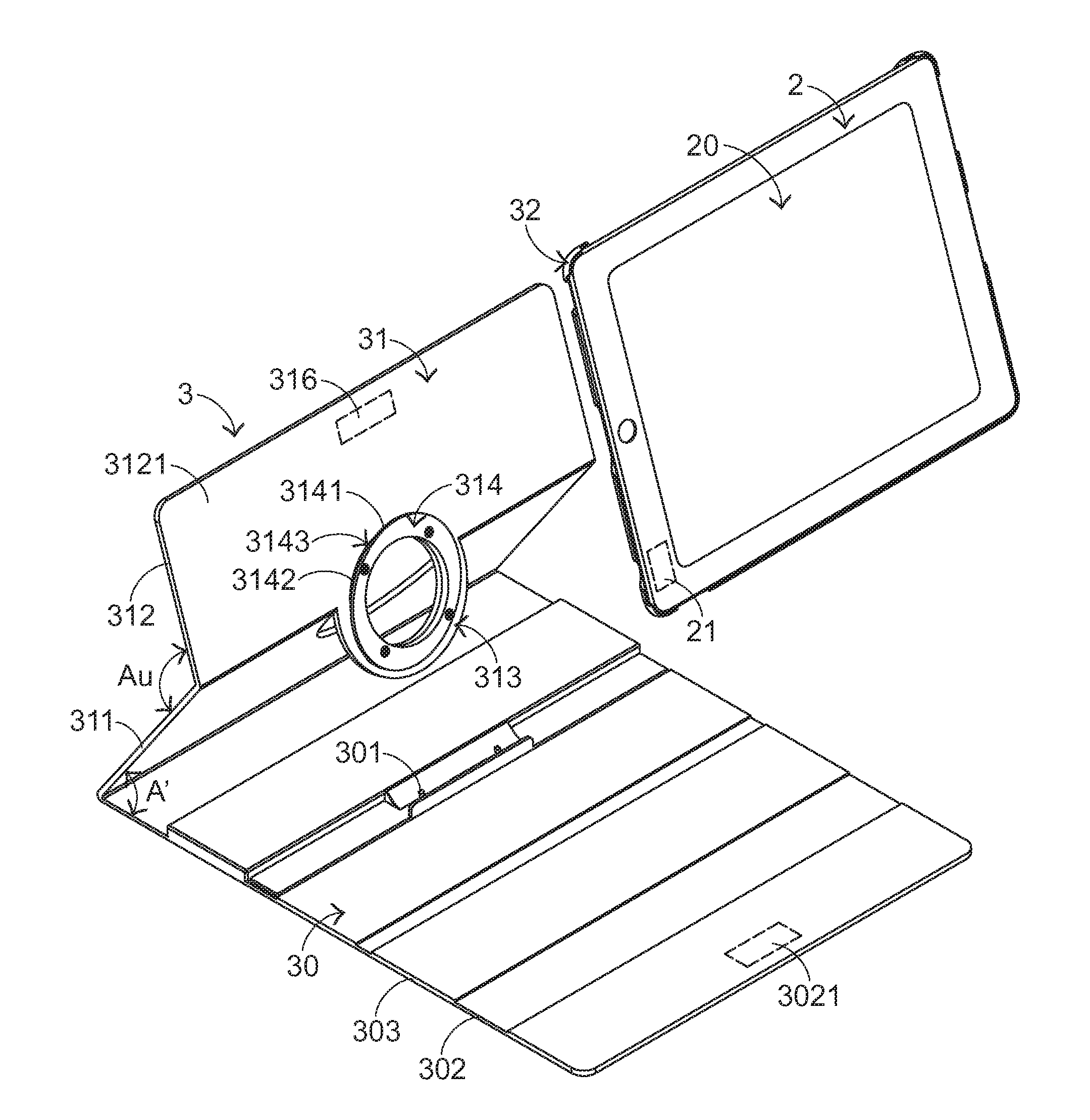 Storing mechanism for electronic device