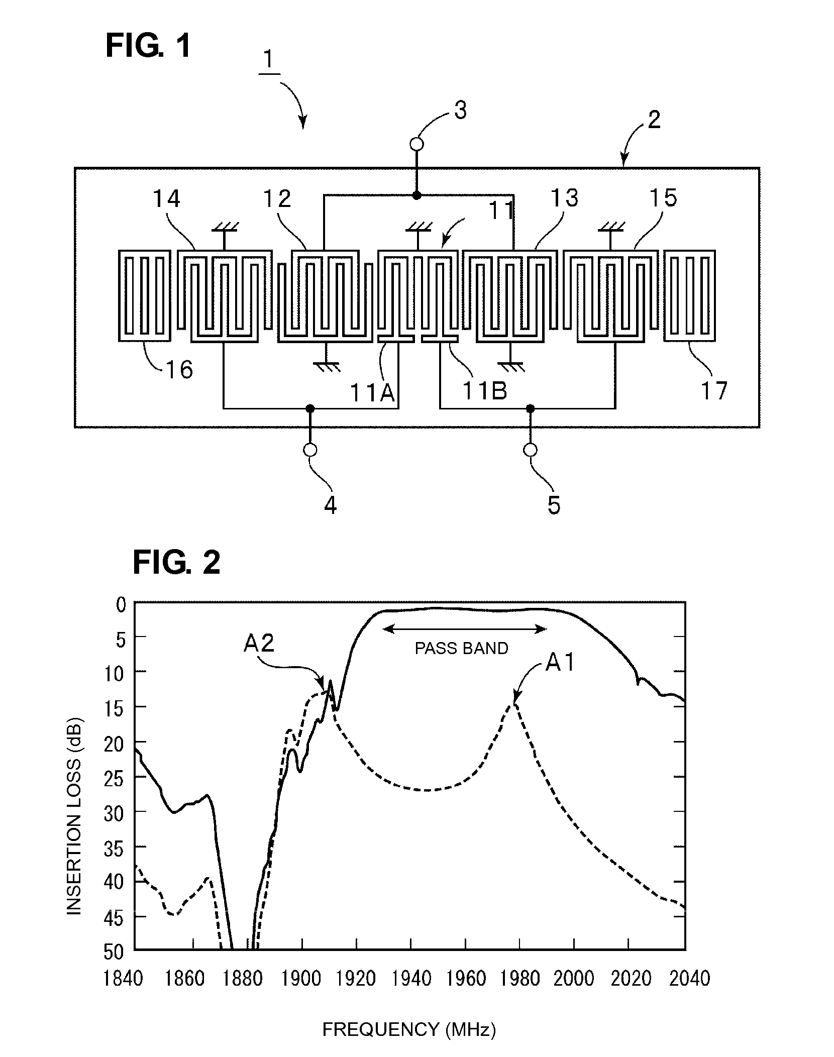 Surface acoustic wave filter device