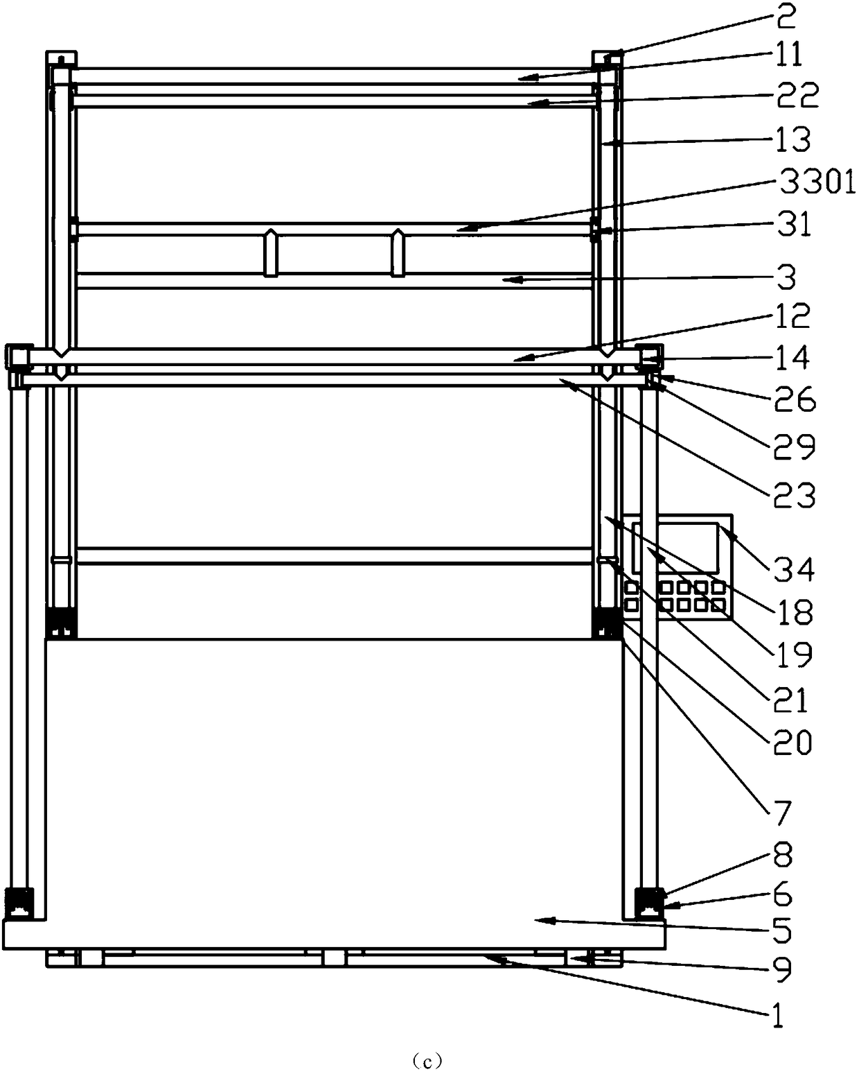 Rope-driven foldable multifunctional body-building device