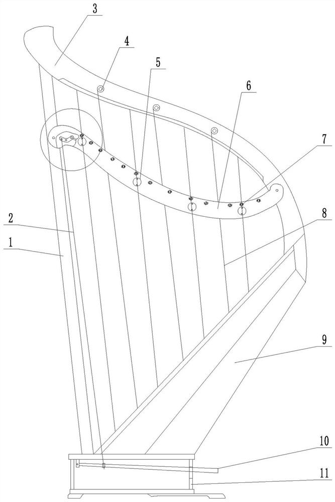 Novel double-string Konghou