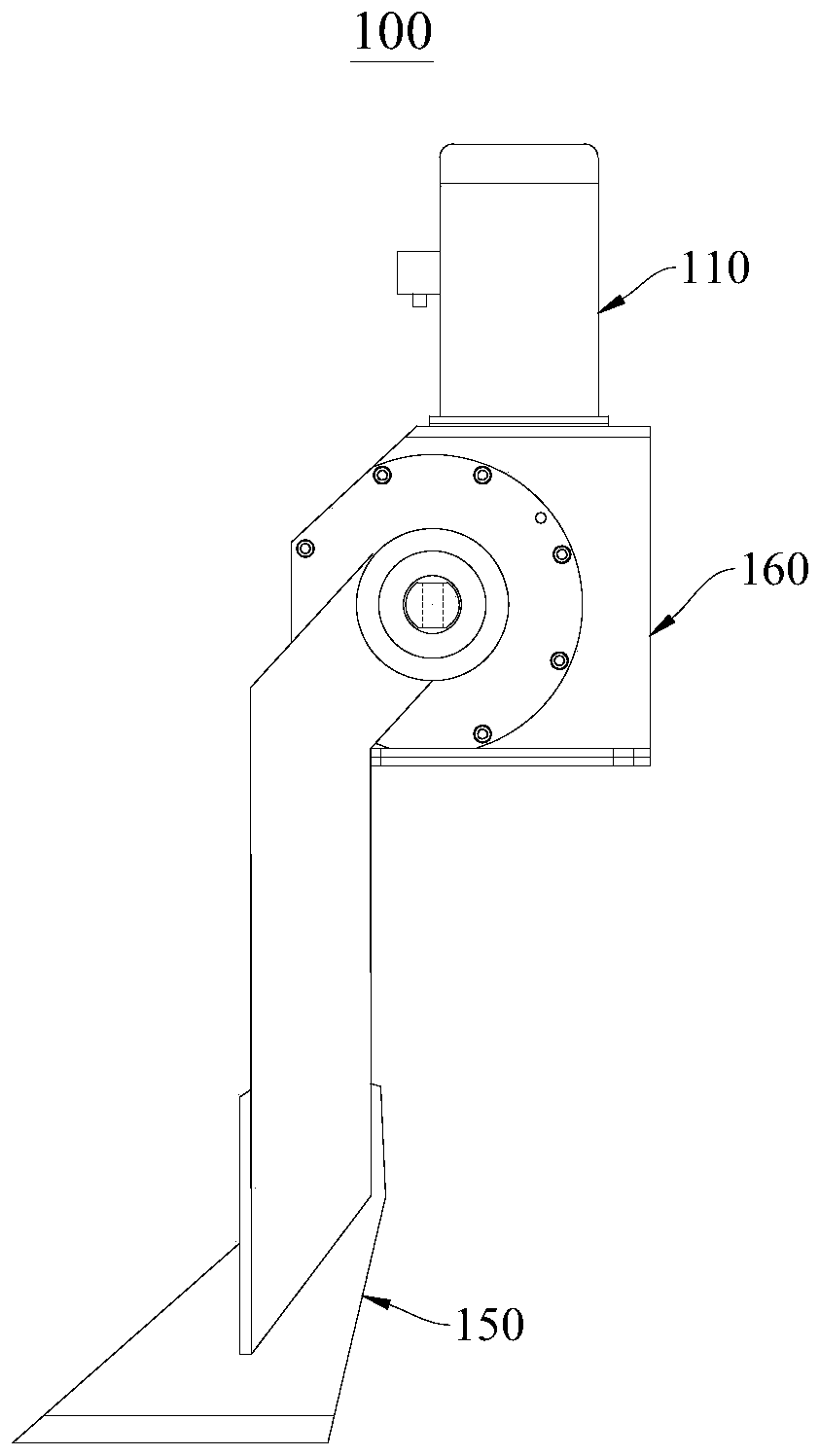 Electric guide plate mechanism and lifting tool