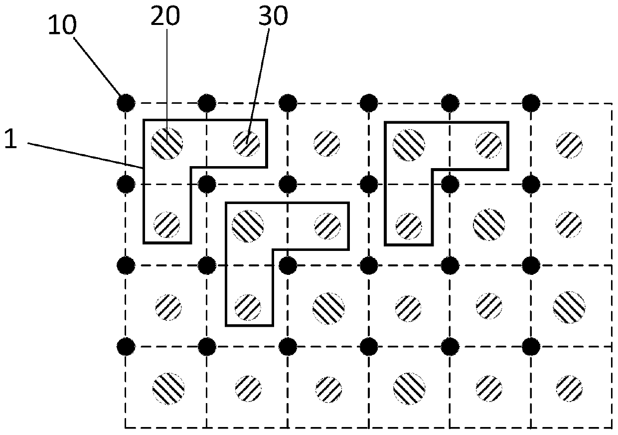 Pixel arrangement structure and rendering method thereof