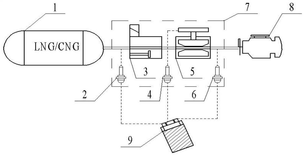 Method and device for controlling gas proportional valve of natural gas engine