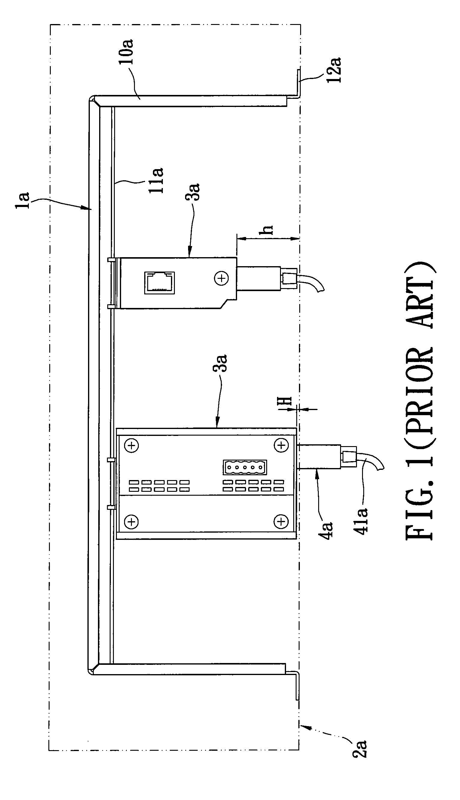 Adjustable housing frame with industrial rails for adjusting the depth of communication apparatus within a housing cabinet