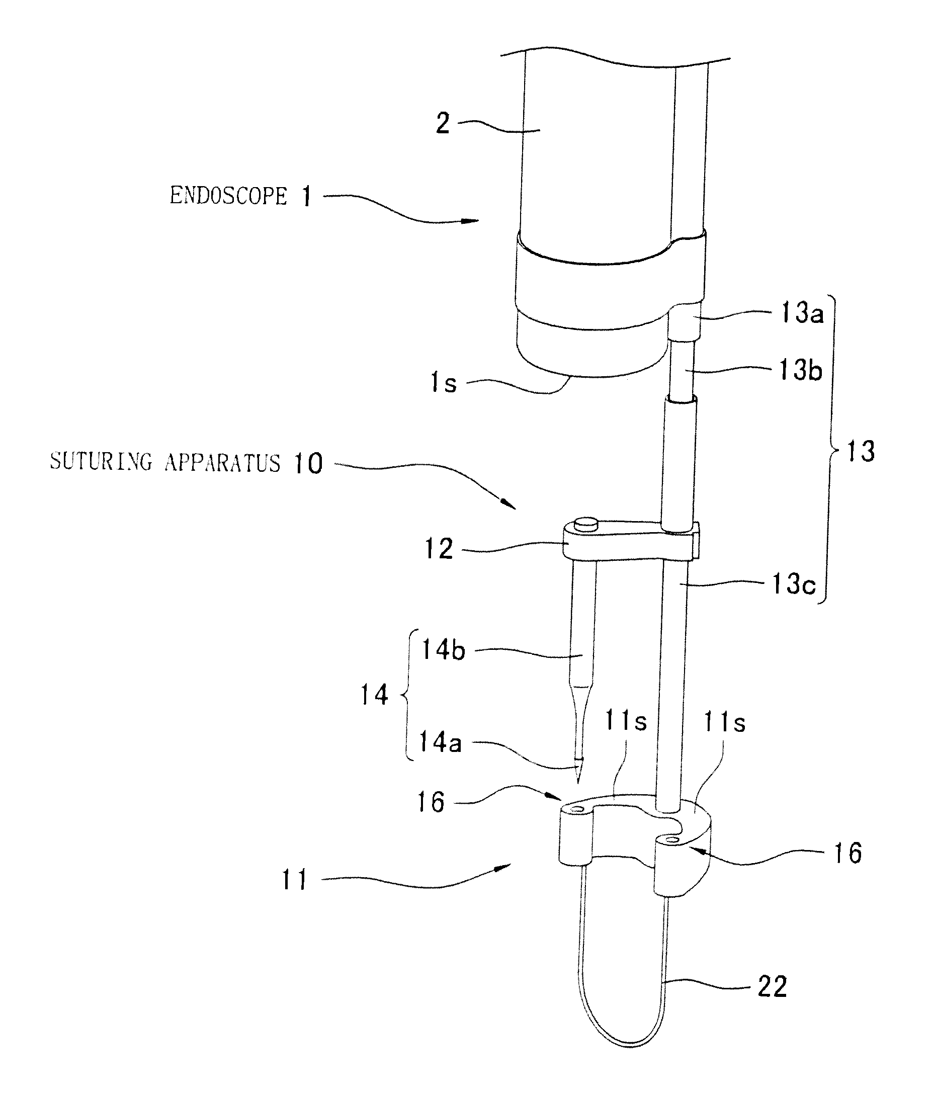 Suturing apparatus