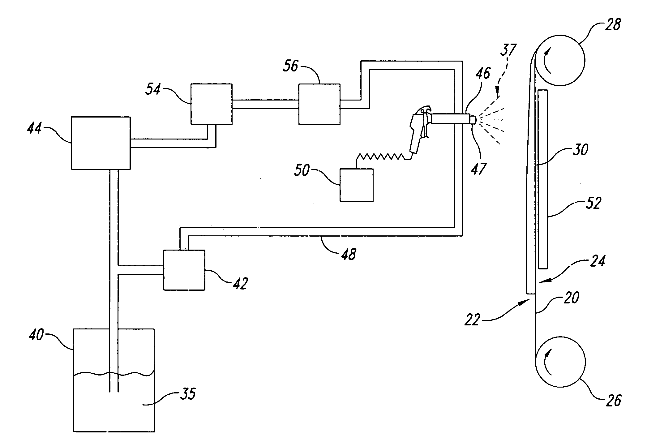 Method and apparatus for electrostatically coating an ion-exchange membrane or fluid diffusion layer with a catalyst layer