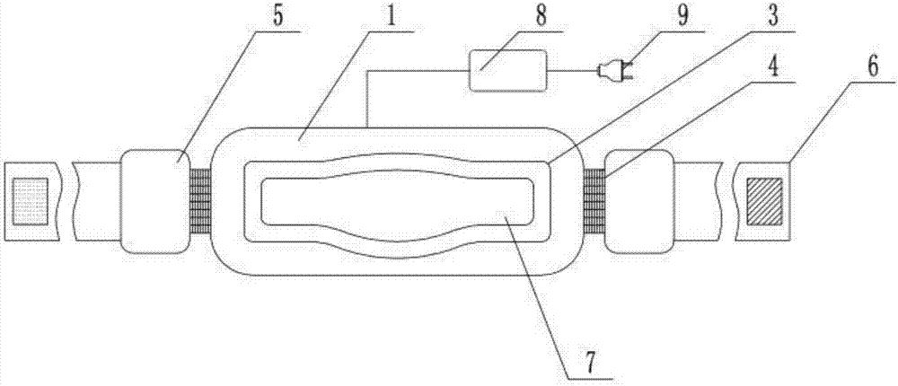 Massage recovery device for lumbar vertebra