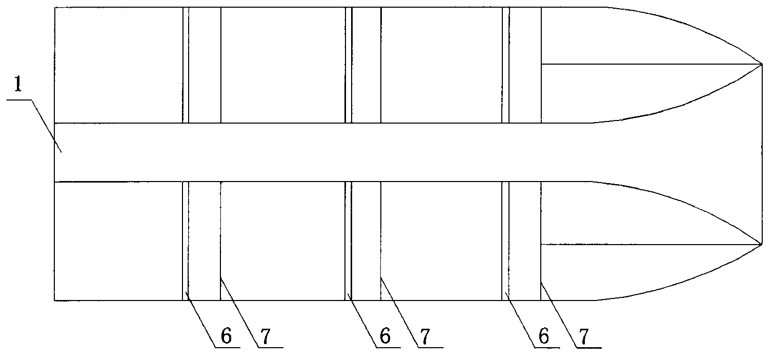 Function conversion device for bottom air spraying of ships and boats