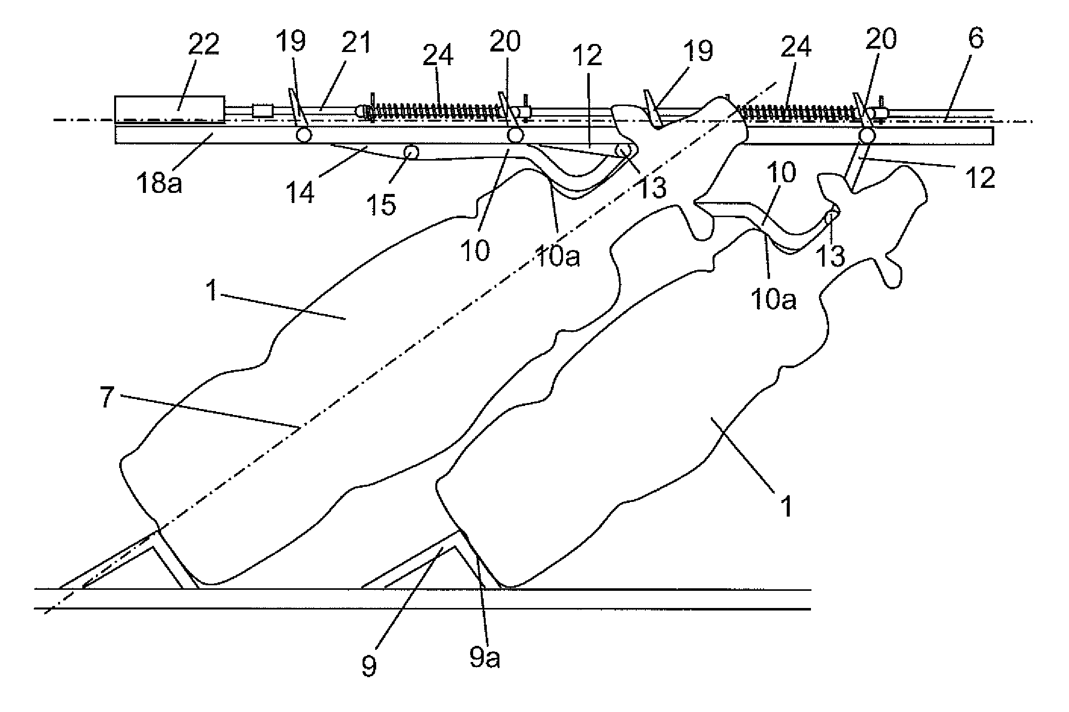 Arrangement for positioning milking animals in a milking parlour