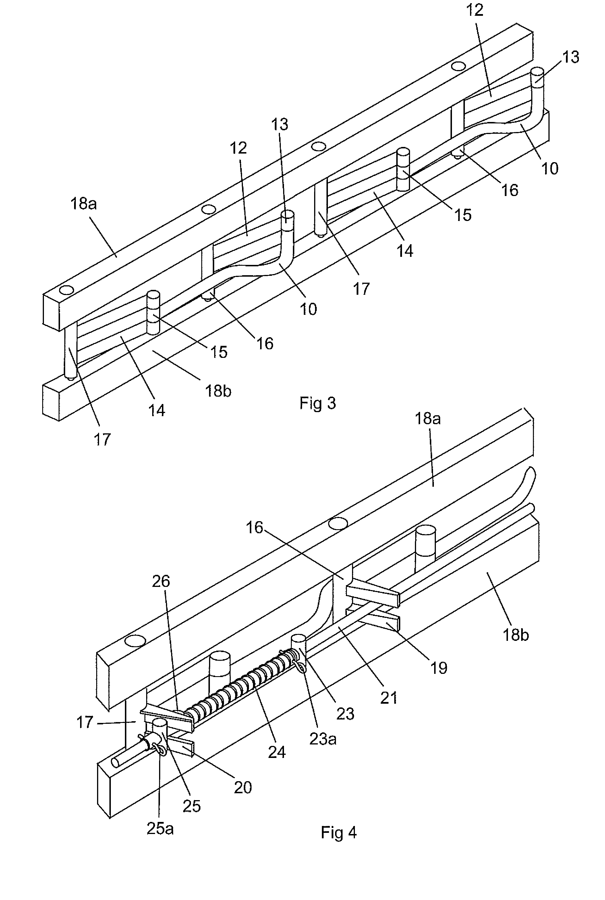 Arrangement for positioning milking animals in a milking parlour