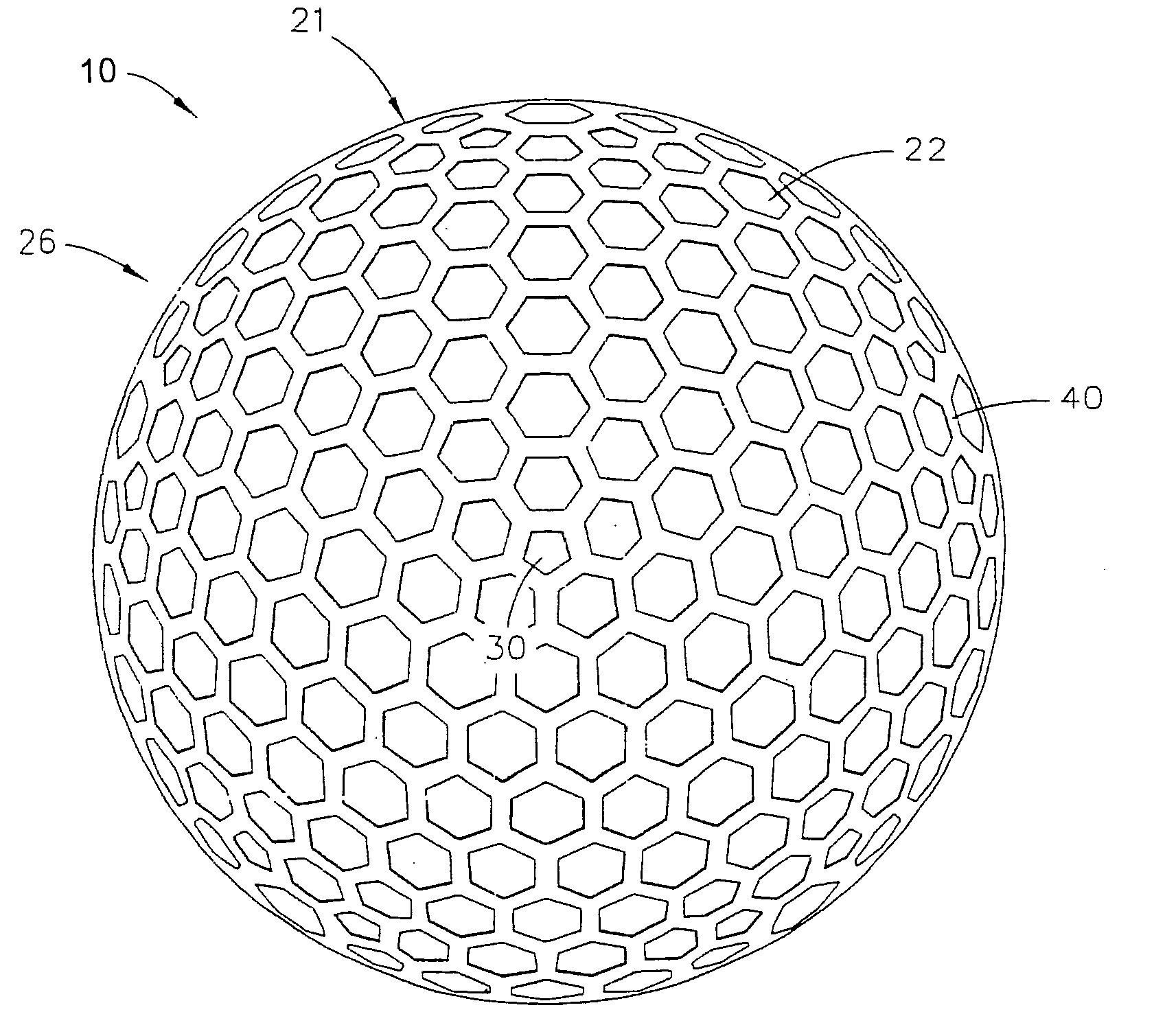 Golf ball with high coefficient of restitution