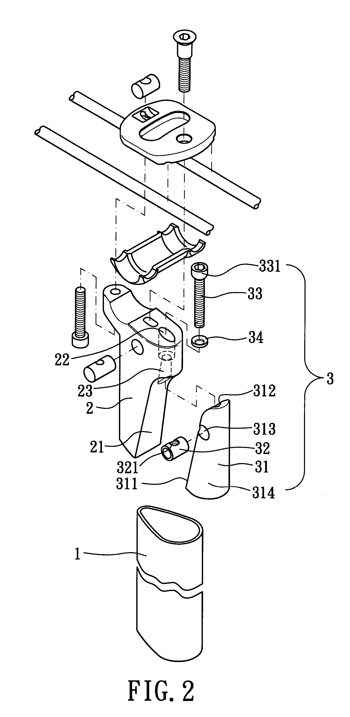 Seat support structure of a bicycle