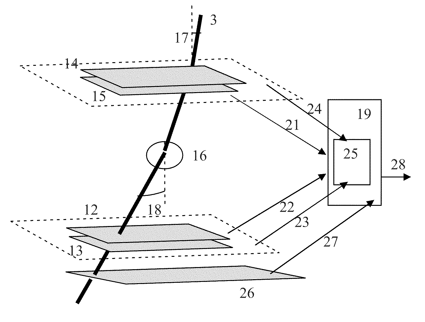 Detection of high Z materials using reference database