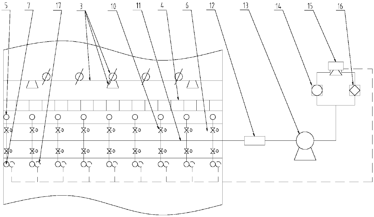 Thermal power boiler denitrification system flow field optimization device