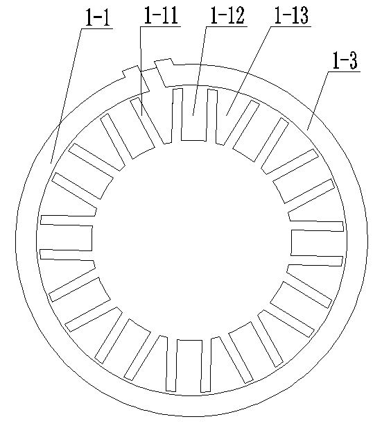 Permanent magnet synchronous motor with high-power density