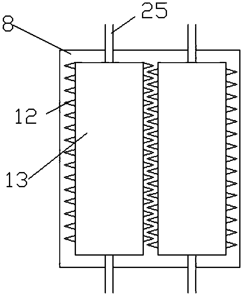 A crushing device for veterinary medicine