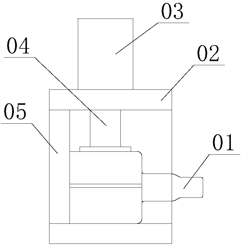 Three-pin-shaft fork sawing machine machining positioning clamp