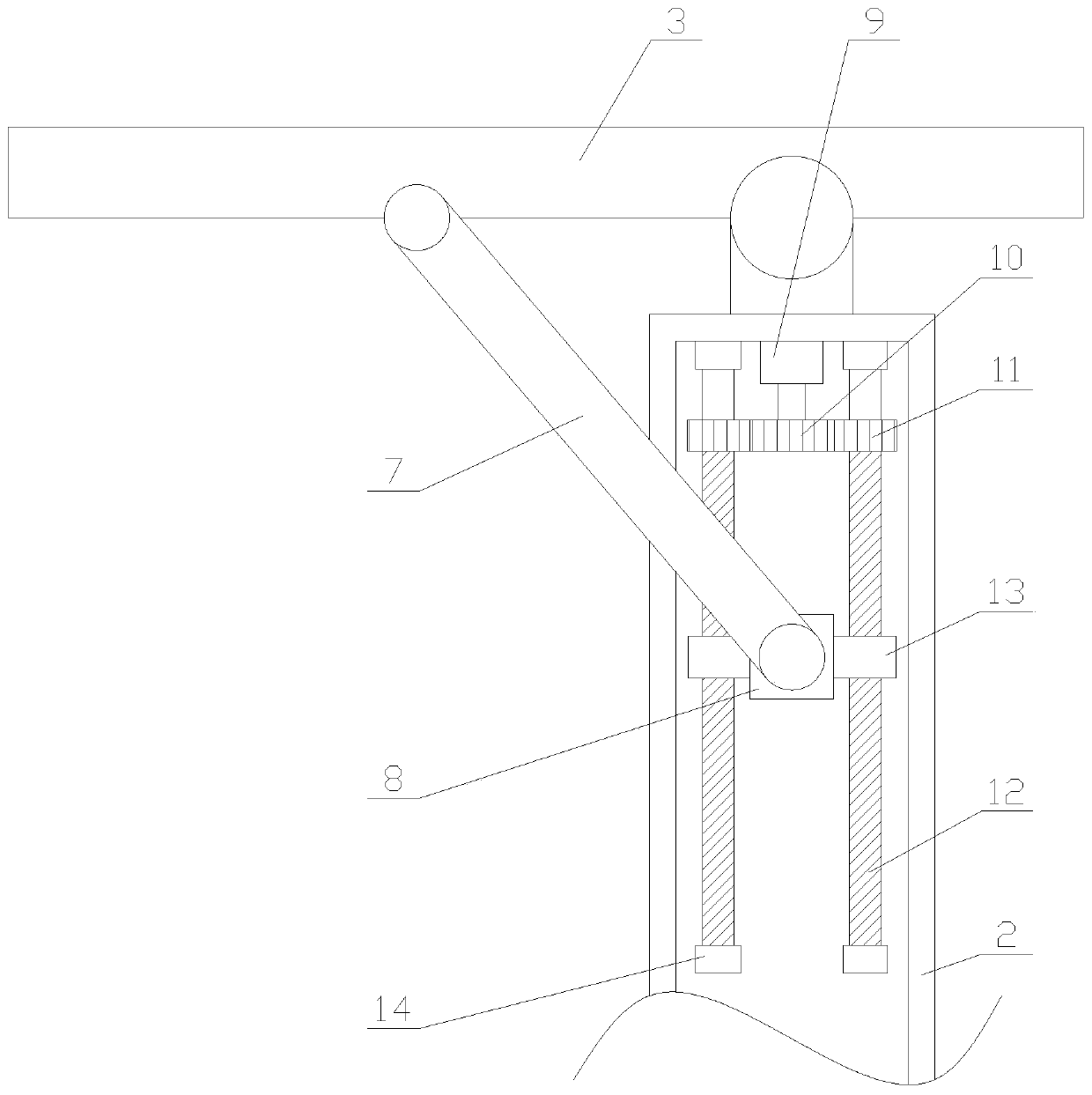 High-efficiency solar street lamp with insect-expelling function