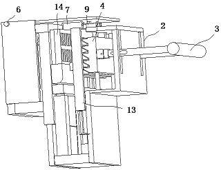 Mechanical steamship guardrail capable of preventing climbing