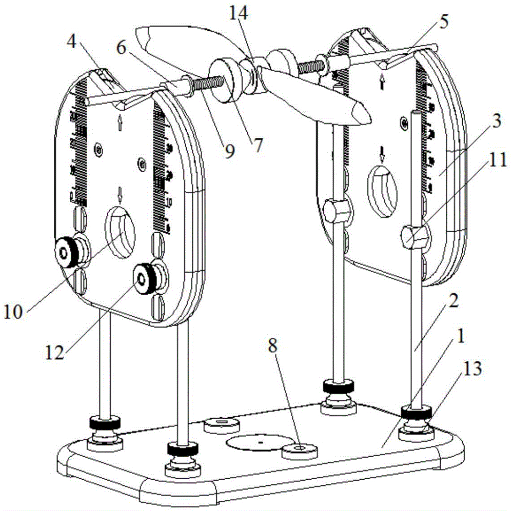 Propeller dynamic balance tester