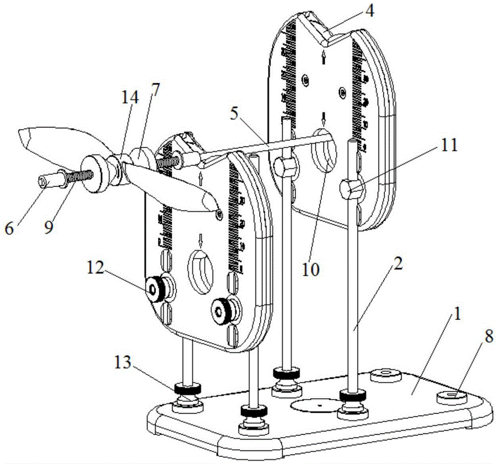 Propeller dynamic balance tester