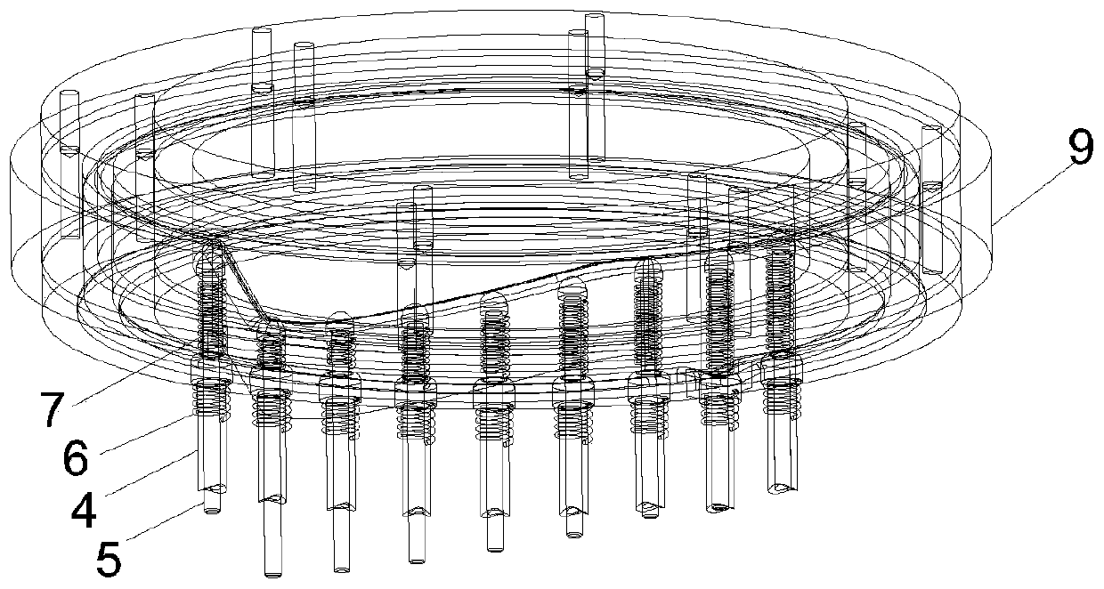 Particle type cigarette priming device more stable in operation