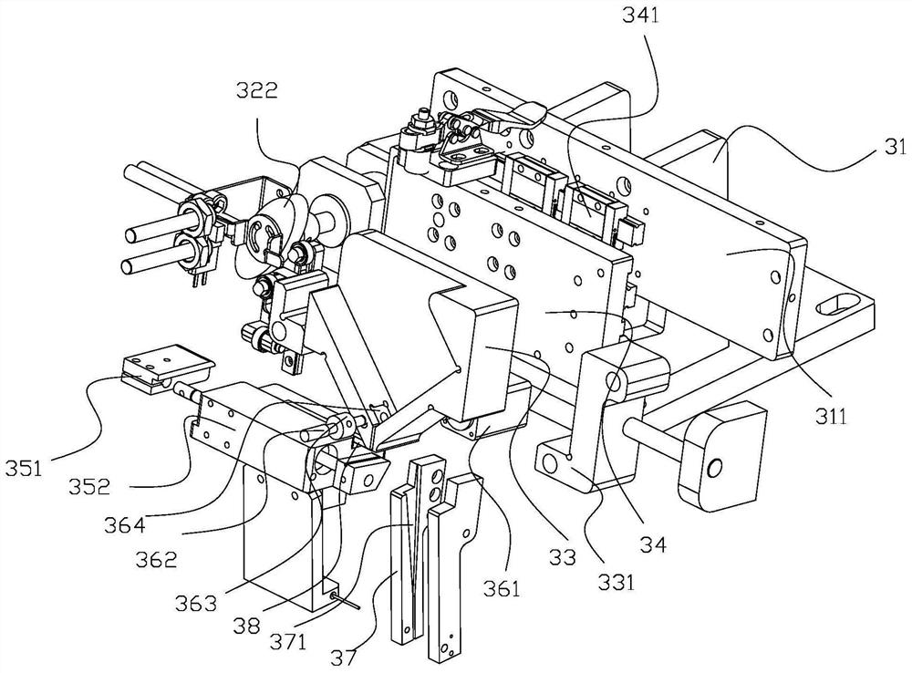 A medical detection glass tube delivery device