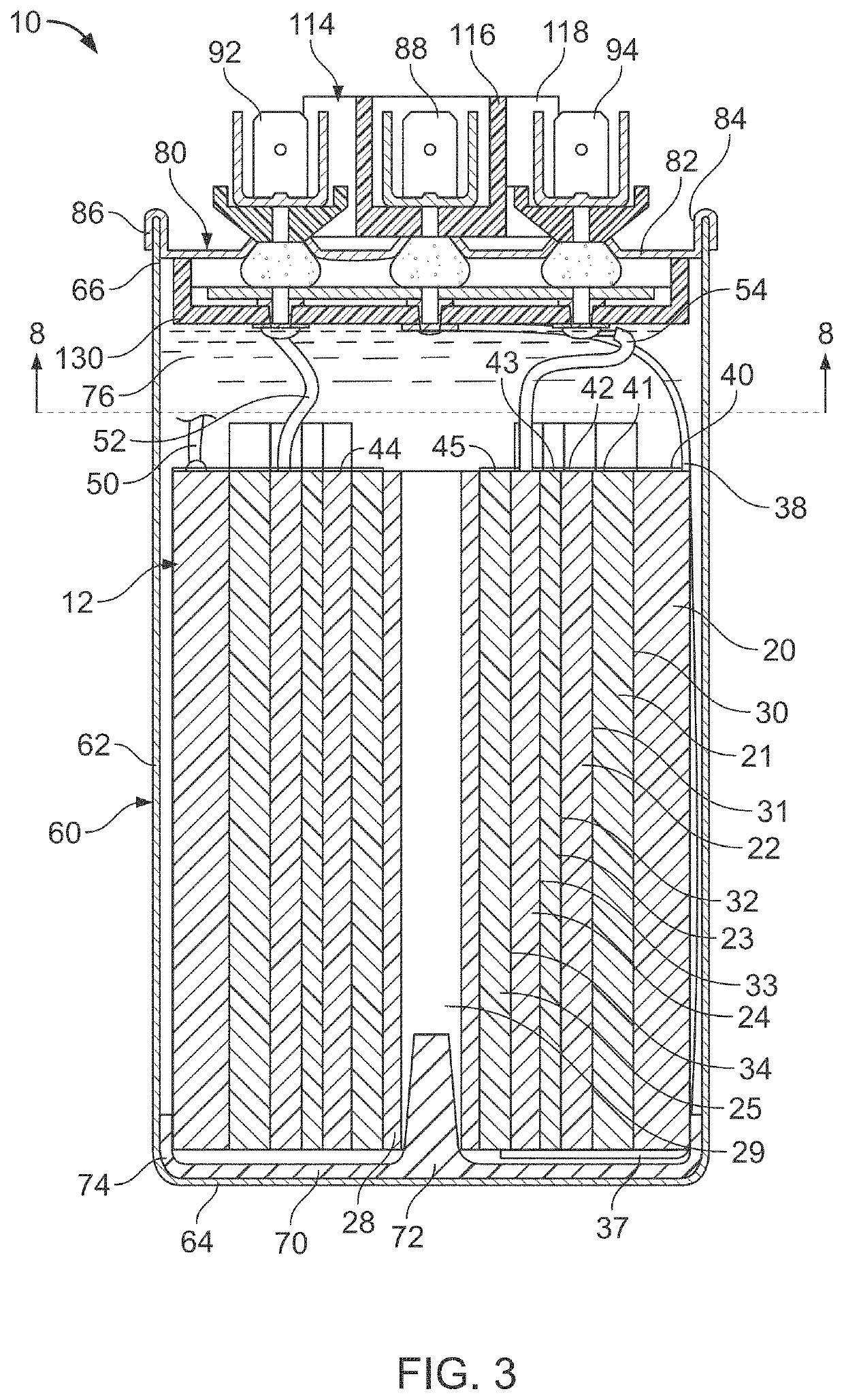 Capacitor with multiple elements for multiple replacement applications