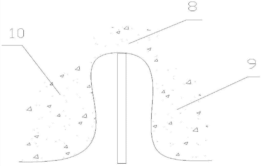 Novel roadway blasting construction method