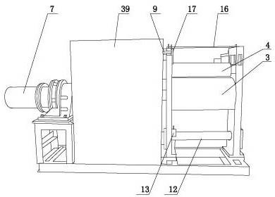 A fire extinguisher bottle automatic rolling machine