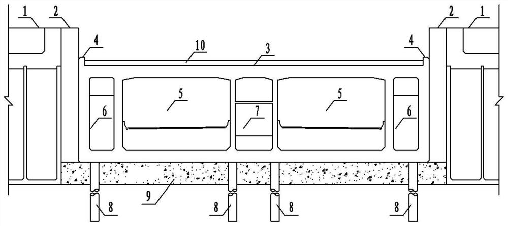 Water-permeable structure tunnel structure