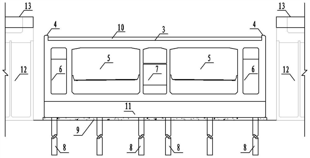 Water-permeable structure tunnel structure